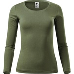MALFINI Malfini fit-t long sleeve 169 / Дамска тениска с дълъг ръкав - каки xl (1690916)