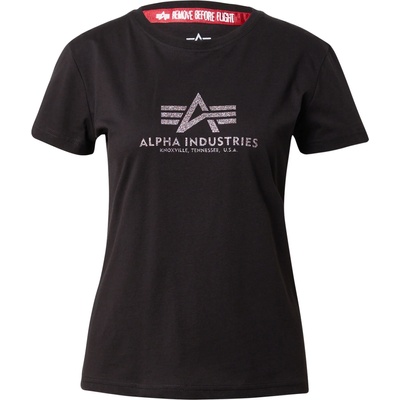 Alpha Industries Тениска черно, размер xs