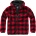 Brandit Яке с качулка от полар Brandit Teddyfleece Worker, червено/черно (5024.41)