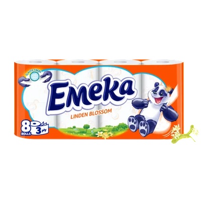 Emeka Емека тоалетна хартия Linden Blossom 8бр (е348-9)