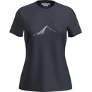Icebreaker Dámske tričko Merino 150 Tech Lite SS T South Const Midnight Navy