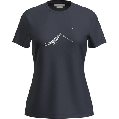 Icebreaker Dámske tričko Merino 150 Tech Lite SS T South Const Midnight Navy