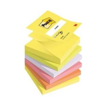 3M Z-bloček Post-it 76x76 neónové farby, 6 bločkov po 100 lístkov