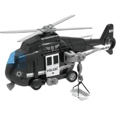 RAYA TOYS Детска играчка Raya Toys - Полицейски хеликоптер, черен (508119198)