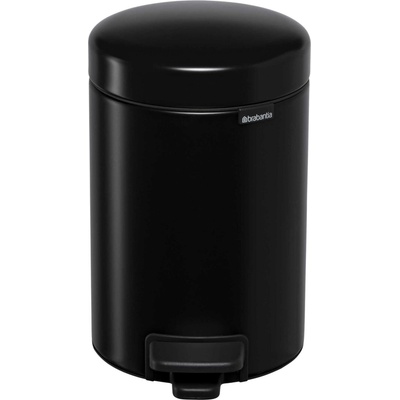 Brabantia Newicon Pedálový odpadkový kôš 3 L čierna matná priemer 11 33 21