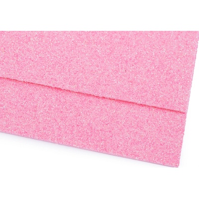 Penová guma Moosgummi s glitrami 20x30 cm Farba: 22 pudrová