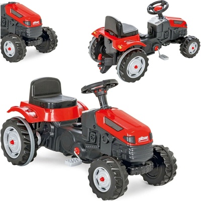 Woopie Šlapací traktor Červený