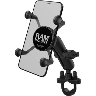 Kompletní sestava držáku mobilního telefonu X-Grip s objímkou na řidítka, RAM Mounts RAM MOUNTS M021-076