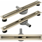 Rea Комплект душ канал с капак 100 см Rea Neo Slim Mirror Gold Pro gold (5902557368372)