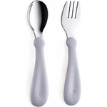 BabyJem Комплект виличка и лъжичка BabyJem - Grey (522) - baby