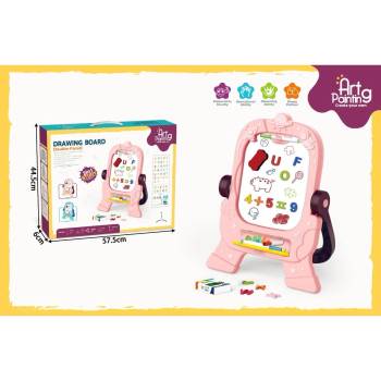 Image 1 of Armtoys МАГНИТНА ДЪСКА НА СТОЙКА С БУКВИ И ЦИФРИ КОСМОС