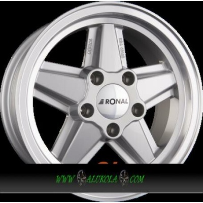 Ronal R9 7x15 5x112 ET23 silver polished