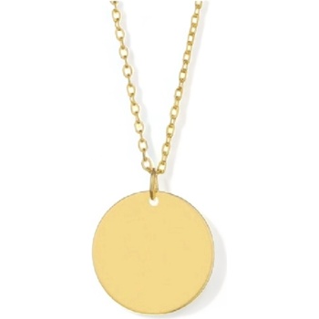 Blink-Blink Zlatý okrúhly medajlón 15mm 4505ZRB