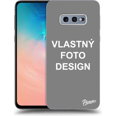 Púzdro Picasee silikónové Samsung Galaxy S10e G970 Vlastné design/motiv čierne