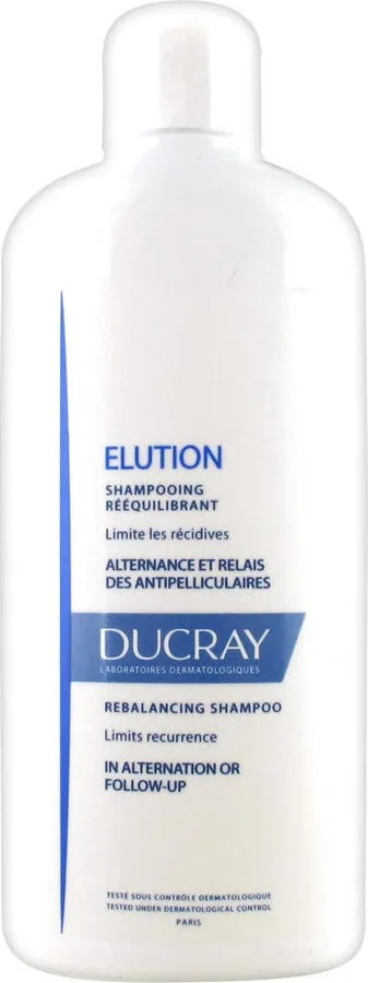 Ducray Шампоан за защита от околната среда , Ducray Elution Rebalancing Shampoo 400ml