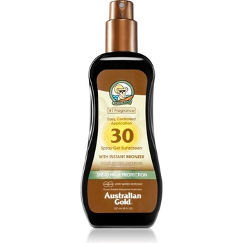 Australian Gold Spray Gel Sunscreen With Instant Bronzer тониращ защитен гел SPF 30 237ml
