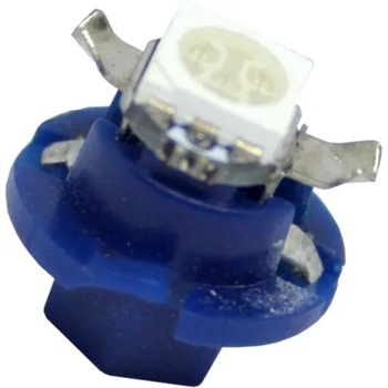 Диодна крушка тип B8.4D 12V / 2W с 1smd 5050 - синя (B84DBS)