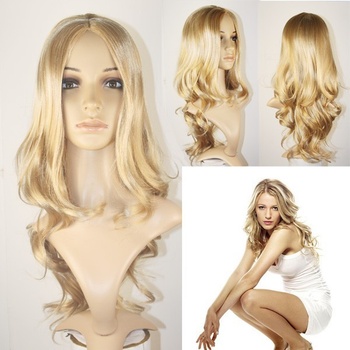 V & V fashion Dámska parochňa Suzan plavá blond 57 cm