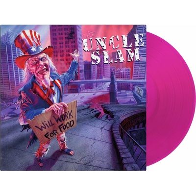 Uncle Sam - Will Work For Food Purple Vinyl LP