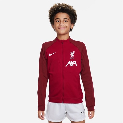 Nike Юношеско яке Nike Liverpool Anthem Away Jacket 2023 2024 Juniors - Red/White