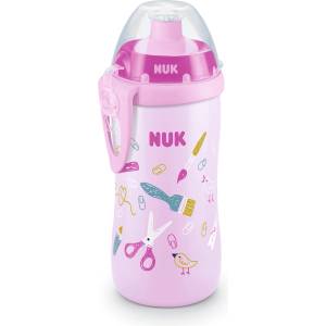 Nuk Чаша с клапа NUK - Junior Cup, 300 ml, 18+ месеца, розова (old- 10751081-розов)