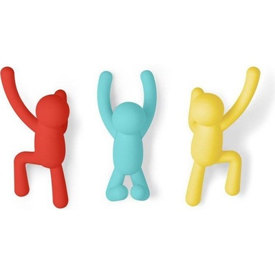 Umbra Закачалки Buddy цветни 3 бр (318165-022)