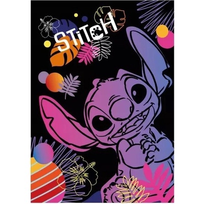 Lilo and Stitch Sešit A4 black vzor 1 linka