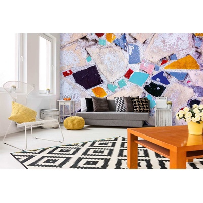 DIMEX ART Самозалепваща се флизелинова фототапета винтидж стена 375 x 250 см