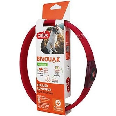 Zolux Obojek LED velký BIVOUAK USB – Zboží Mobilmania