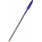 BIC Химикалка BIC CRYSTAL MEDIUM, син цвят на писане, 1.0 mm, прозрачна, продава се в опаковка от 50 бр (OK23)