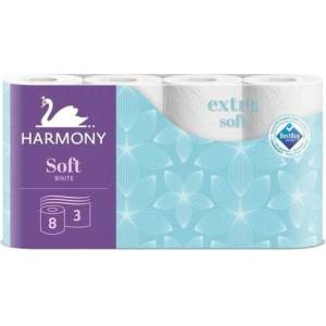 Harmony Трипластова тоалетна хартия harmony soft - 8 бр. 30355 (4454)