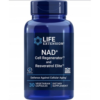 Life Extension NAD+ Cell Regenerator™ and Resveratrol 30 kapslí