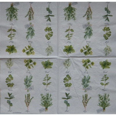 Ambiente obrúsky Bylinky 33x33cm