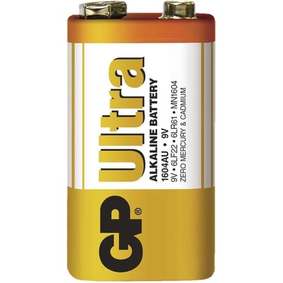 EMOS Alkalická batéria GP Ultra Plus 6LF22 (9V), 1017511000