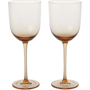 Ferm Living Чаши за бяло вино Host светлорозови 2 бр (1104267628)