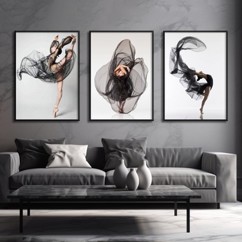 Decono Картини Балерини в Черно