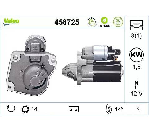 Startér VALEO 458725