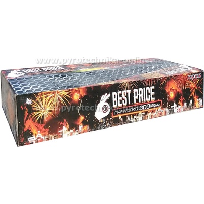 Sestavený ohňostroj Best price Wild Fire 300 ran 25 mm