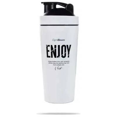 GymBeam ENJOY šejker, 750 ml, biela