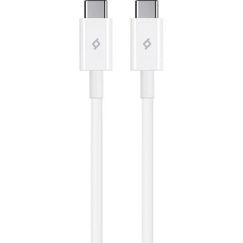 Ttec Кабел ttec - Charge/Data, USB-C/USB-C, 1.2 m, бял (8694470827582)