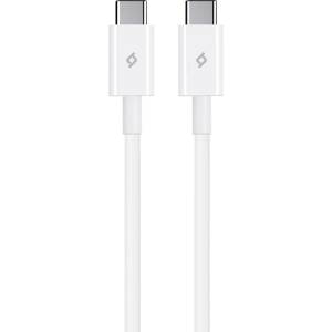 Ttec Кабел ttec - Charge/Data, USB-C/USB-C, 1.2 m, бял (8694470827582)