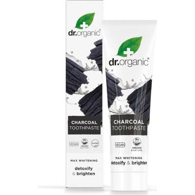 Dr.Organic charcoal extra bieliaca s aktívnym uhlím 100 ml