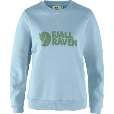 Fjällräven Дамски пуловер Fjällräven Women's Fjällräven Logo Sweater Jumper - Breeze Blue / Patina Green - размер XS (117-1651-0911)