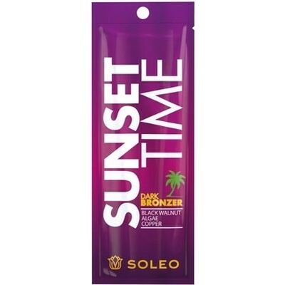 Soleo SUNSET TIME dark tanning bronzer with algae complex krém do solária 15 ml