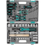 STELS Комплект инструменти STELS, 58 части, 1/2", CrV, усилен куфар (14113)