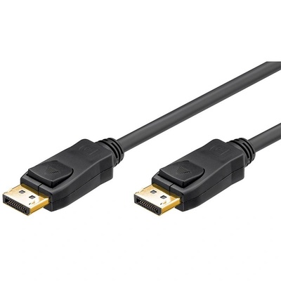 S-Conn DisplayPort (ST-ST) 3m 4K 1.2 vergoldet Black (77493) (77493)
