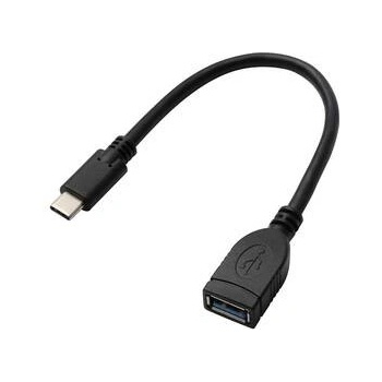 GoGEN USBCOTG USB A/USB-C 3.1, OTG, 0,2m, černý