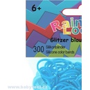Rainbow Loom náhradní gumičky třpytivá modrá