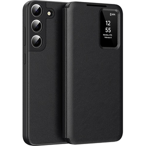 Techsuit Калъф за Samsung Galaxy S22 5G - SmartView Series - черен