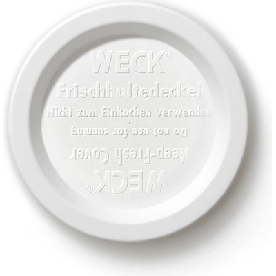 Plastové víčko ke sklenicím WECK Keep Fresh 80 mm, 5 ks
